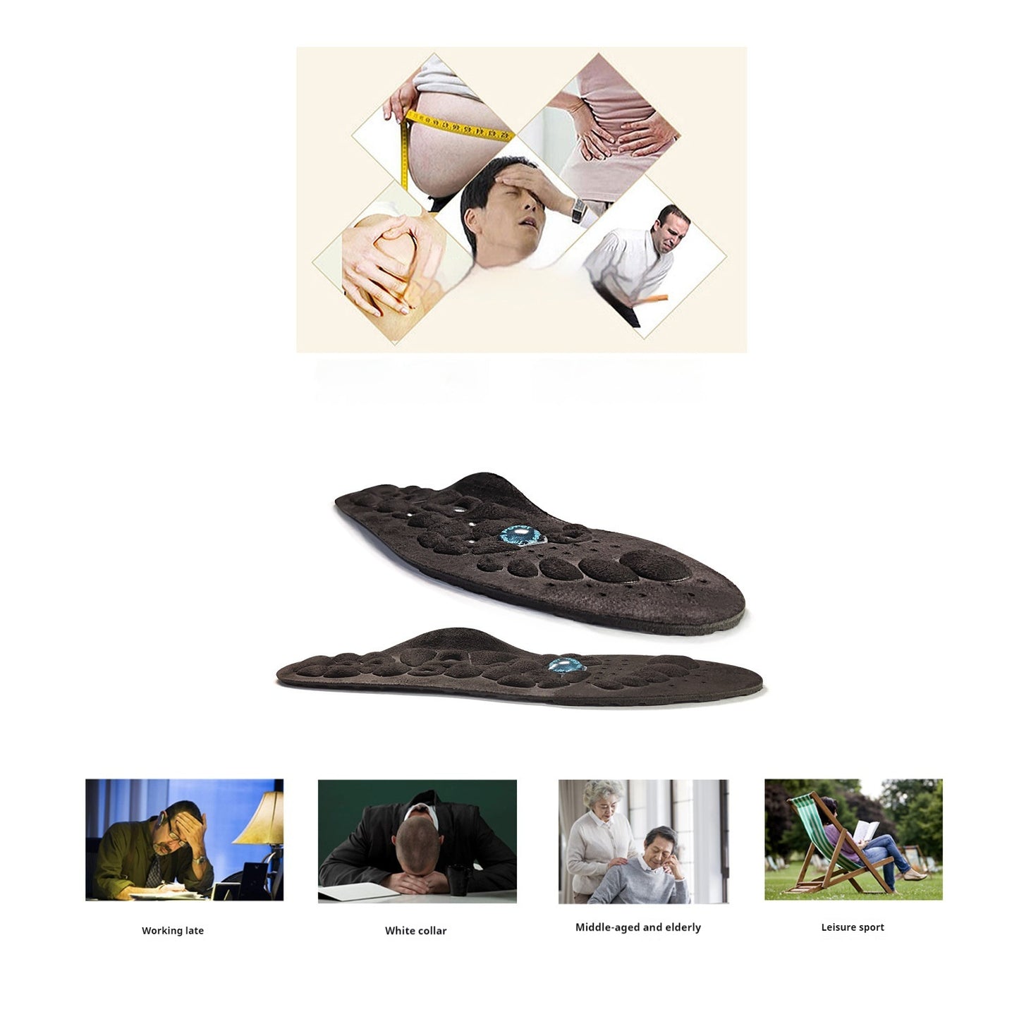 Breathable Insole Running Sports Magnet Insole